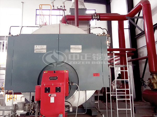 穩(wěn)定運(yùn)行在白象方便面新鄭工廠的WNS系列燃?xì)庹羝仩t