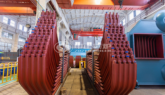 700萬(wàn)大卡燃油燃?xì)鈱?dǎo)熱油鍋爐項(xiàng)目